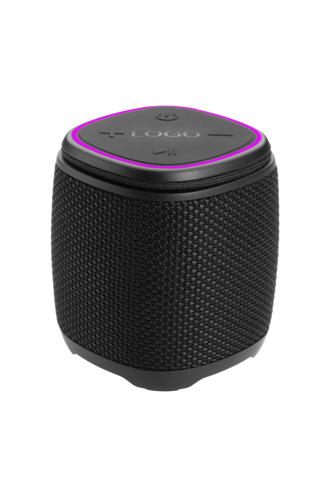 Logo trade promotional items image of: Bluetooth speaker HERMON Schwarzwolf